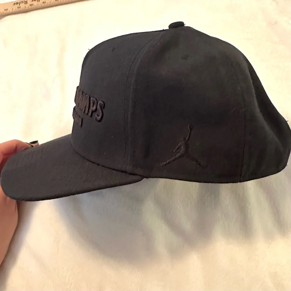 Air Jordan World Champs Again & Again Black Snapback Cap Jumpman Hat 91 92 93 OS